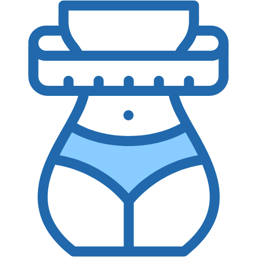Free Waist icon two-color style