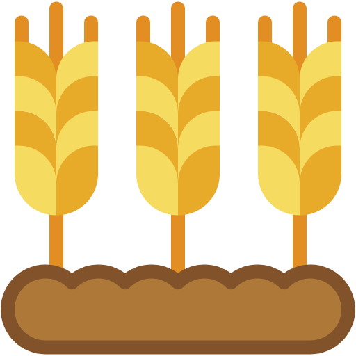 Free Wheat icon flat style