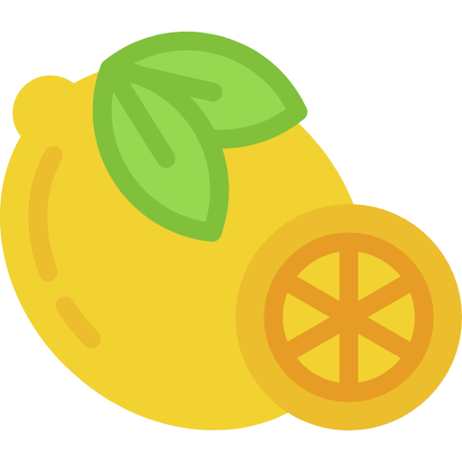 Free Lemon icon flat style