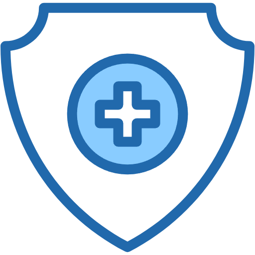 Free insurance icon two-color style