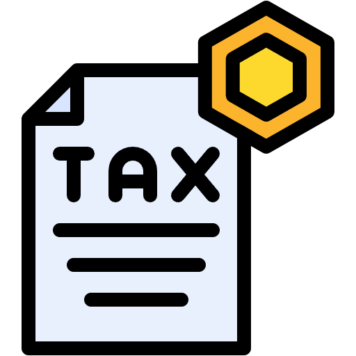 Free Taxes icon lineal-color style