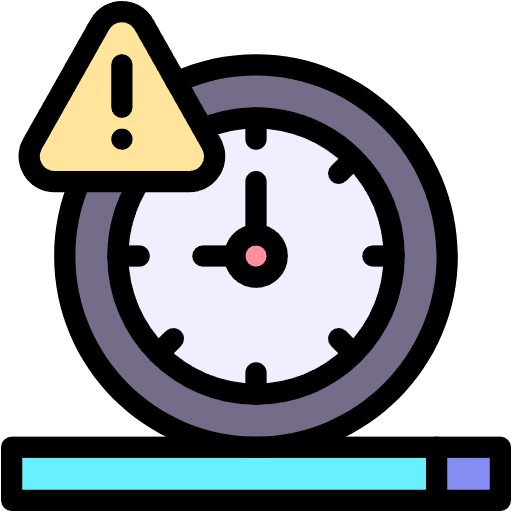 Free delay icon Lineal Color style