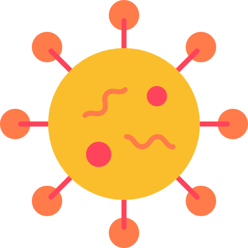Free Coronavirus icon flat style