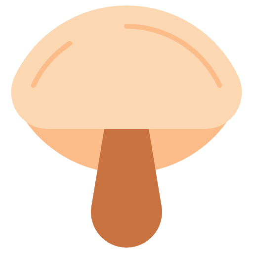 Free Amanita Mushroom icon flat style