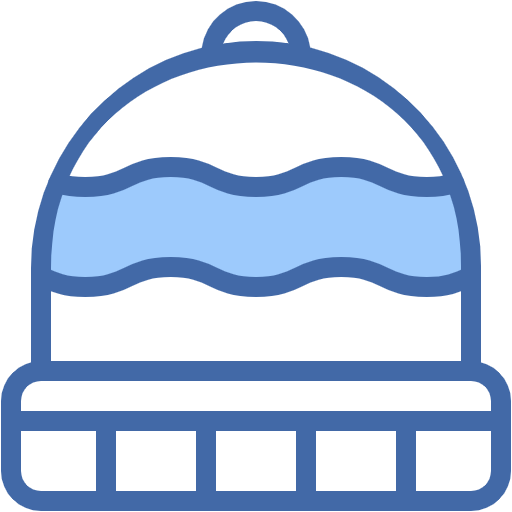 Free Beanie icon two-color style