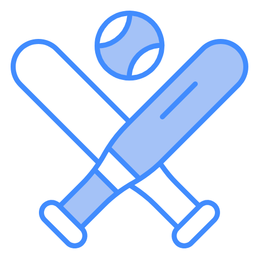 Free Baseball icon two-color style