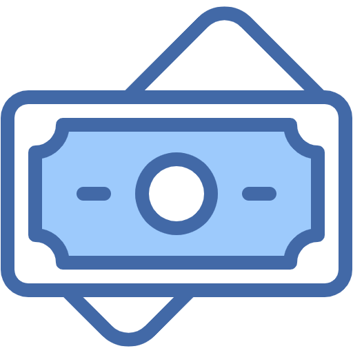 Free Money icon two-color style