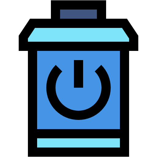 Free trash icon lineal-color style