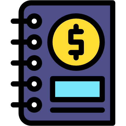 Free Accounting icon lineal-color style