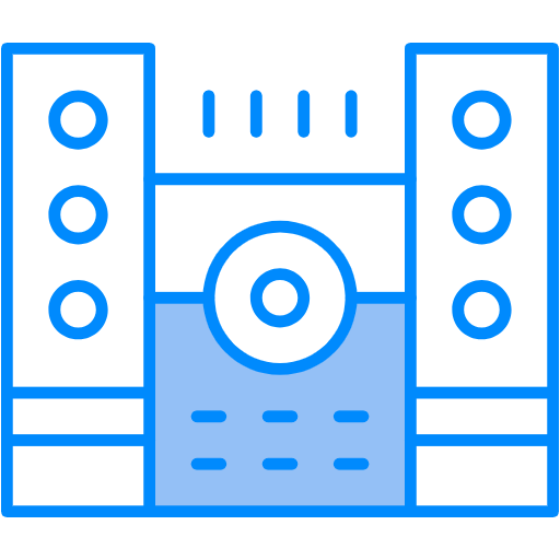 Free Speaker icon Two Color style