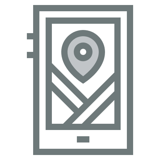 Free gps icon Two Color style