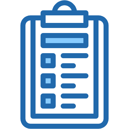 Free Clipboard icon two-color style