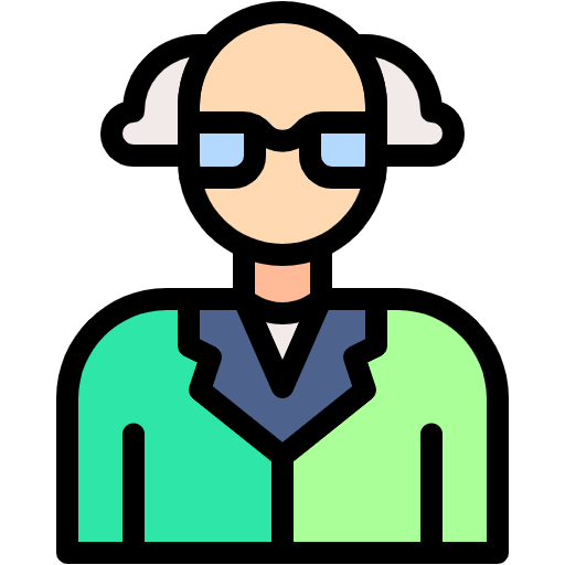Free Scientist icon lineal-color style