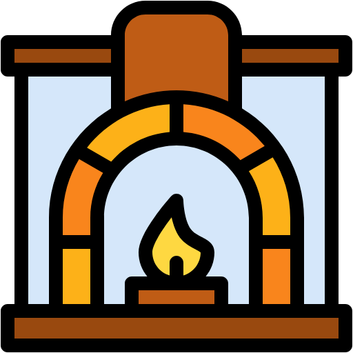 Free Stone Oven icon lineal-color style