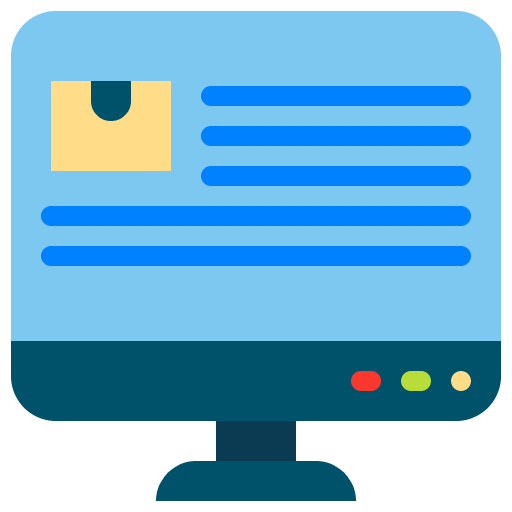 Free Content Management icon flat style