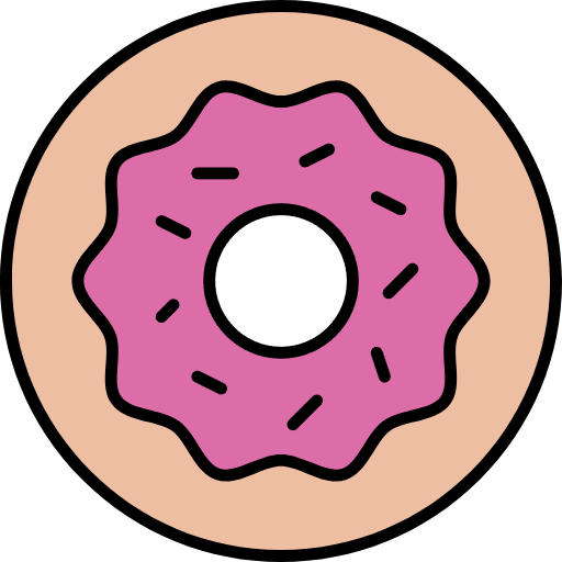 Free Donut icon Lineal Color style