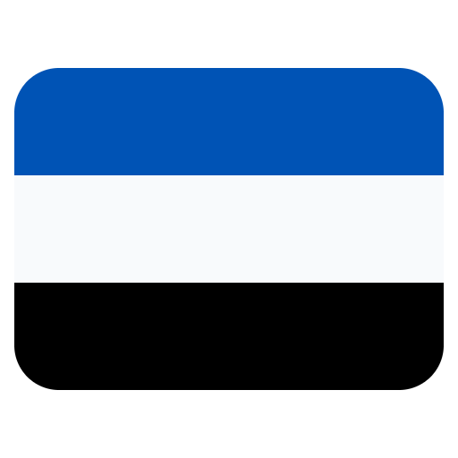 Free Estonia icon flat style
