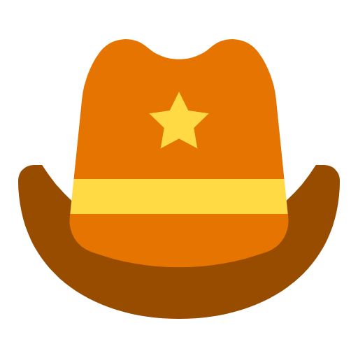 Free Police Hat icon flat style