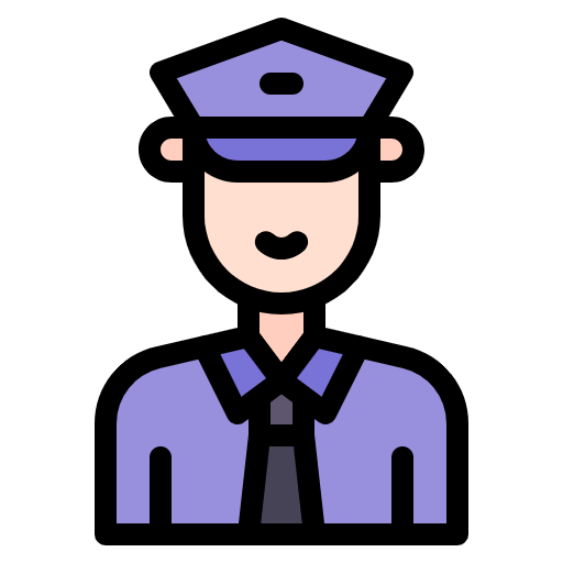 Free Police Officer icon Lineal Color style