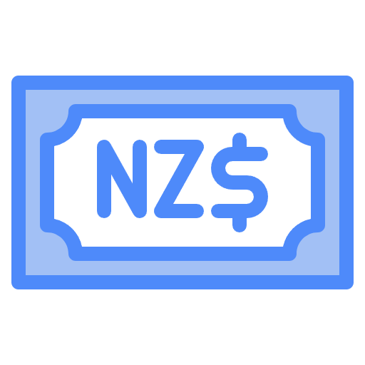 Free New Zealand dollar icon two-color style