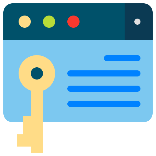 Free Keyword icon Flat style - SEO and SEM pack