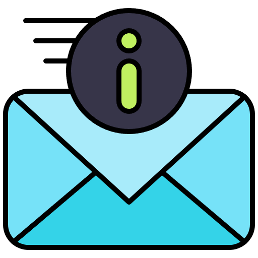 Free Email icon lineal-color style