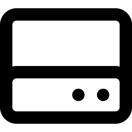 Free Hard Drive icon line style