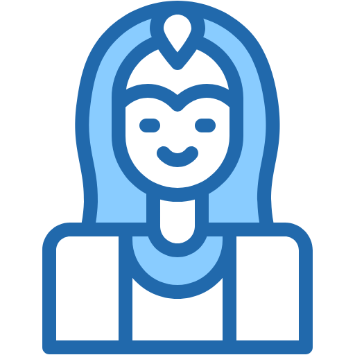 Free Guanyin icon two-color style