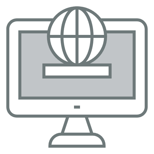 Free internet icon two-color style