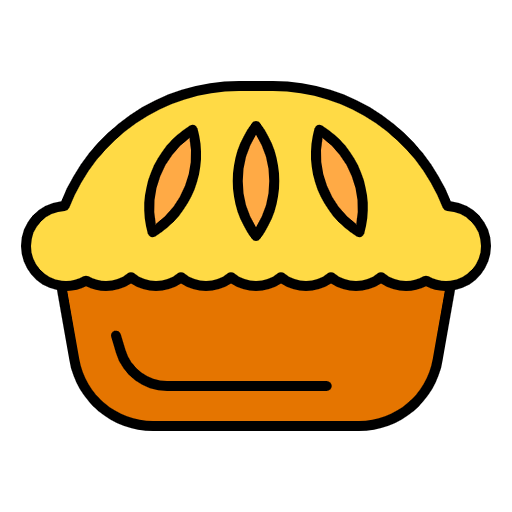 Free Cake Pie icon lineal-color style