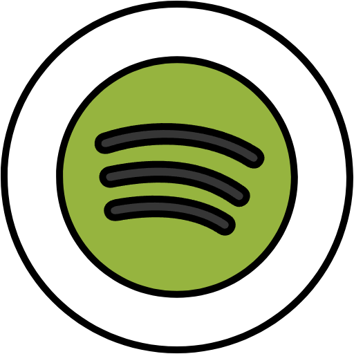 Free Spotify icon lineal-color style