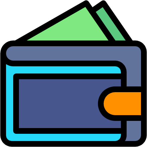 Free Wallet icon Lineal Color style