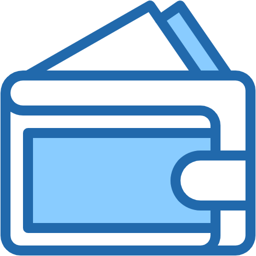 Free Wallet icon two-color style
