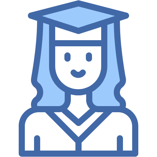 Free Academic icon two-color style