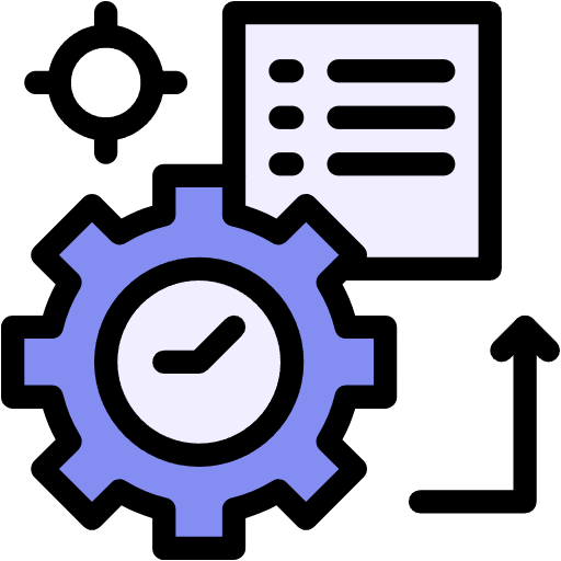 Free productivity icon lineal-color style