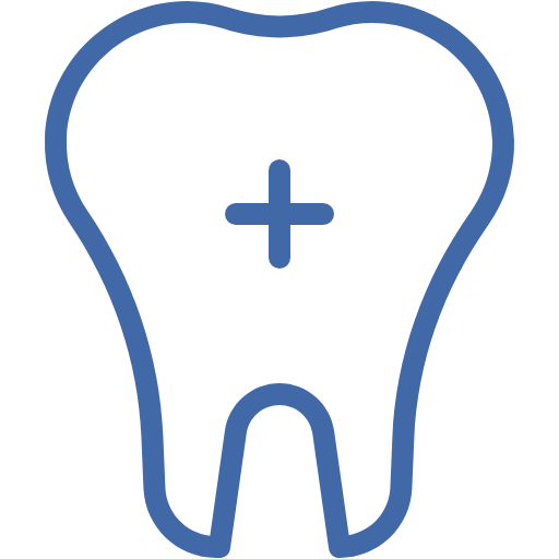 Free Dentist icon two-color style
