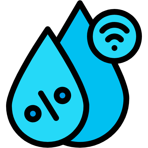 Free Humidity icon lineal-color style