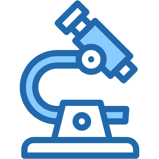 Free Microscope icon two-color style