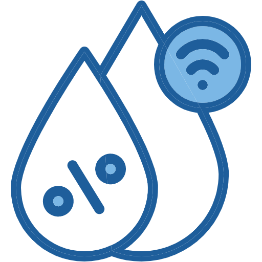 Free Humidity icon two-color style