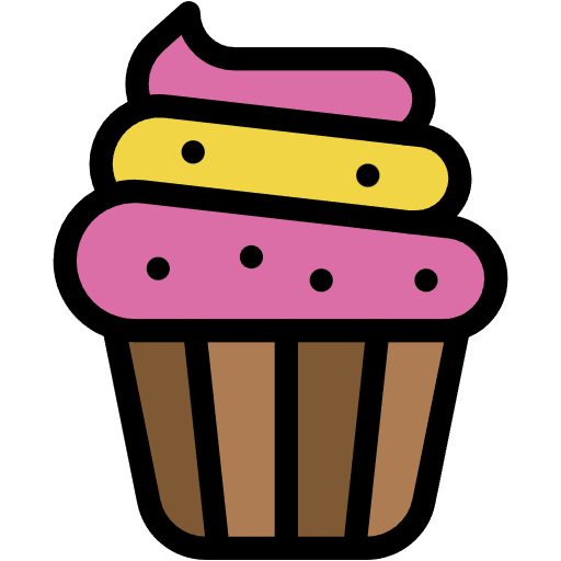Free cupcake icon lineal-color style