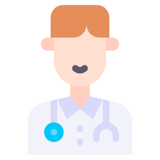 Free Doctor icon flat style