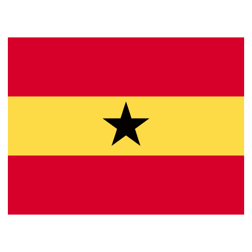 Free Ghana icon flat style