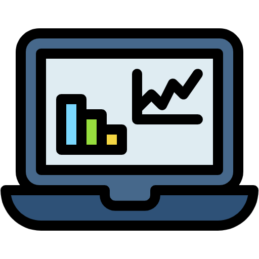 Free Analysis Report icon Lineal Color style