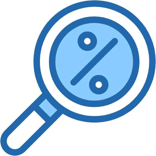 Free Search icon two-color style