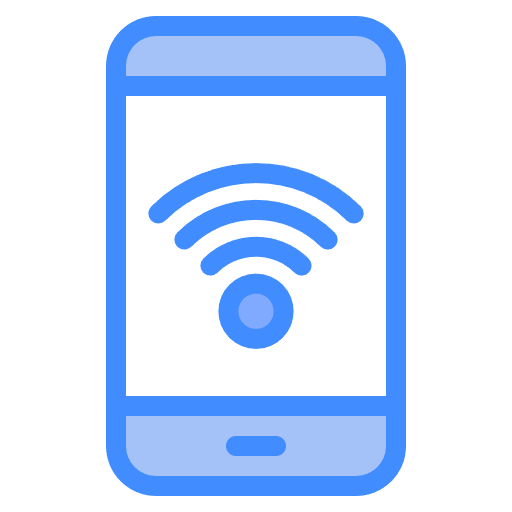 Free wifi icon two-color style