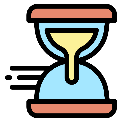 Free Sand Clock icon lineal-color style