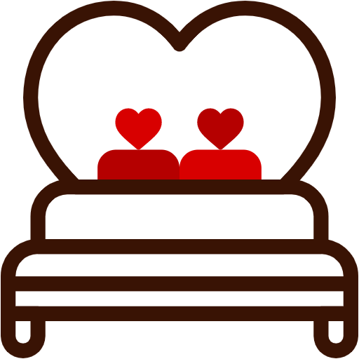 Free Bed icon two-color style