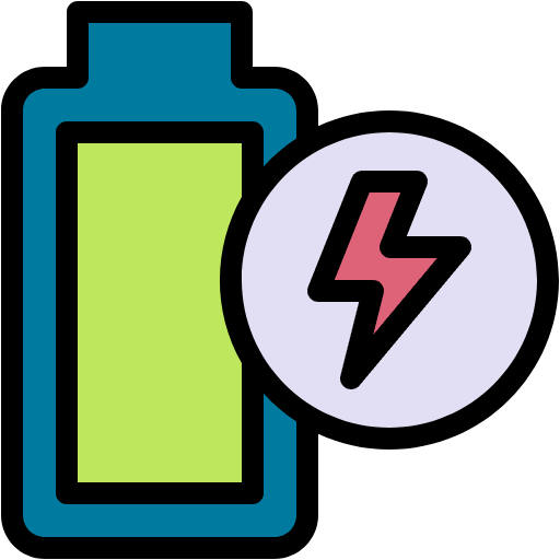 Free Full Battery icon lineal-color style