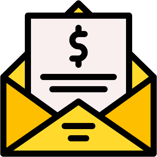 Free Mail icon Lineal Color style