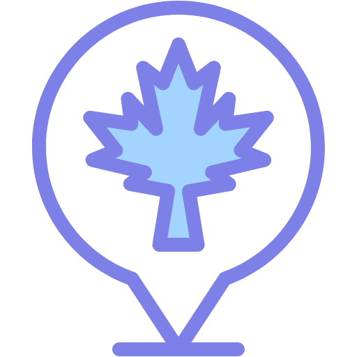 Free location icon two-color style